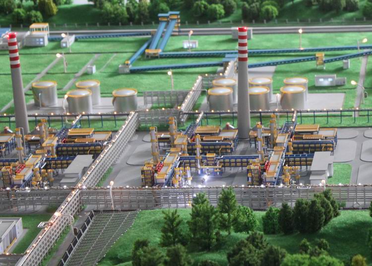 满洲里市石化区模型