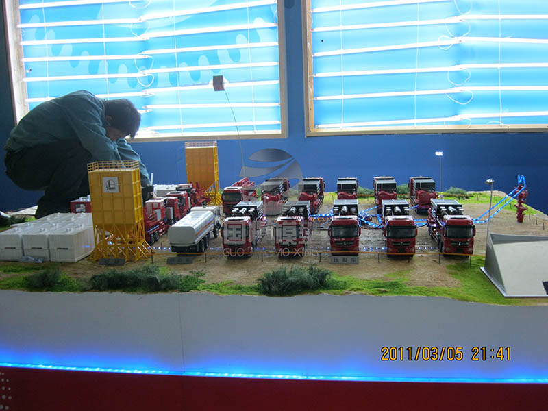 满洲里市工业模型