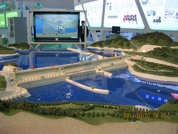 满洲里市工业模型