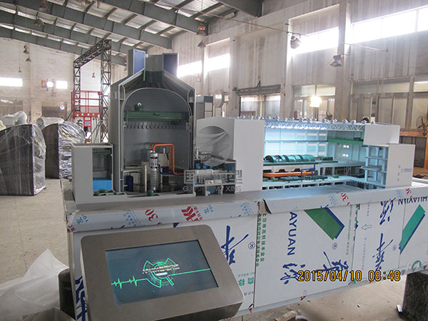 满洲里市工业模型