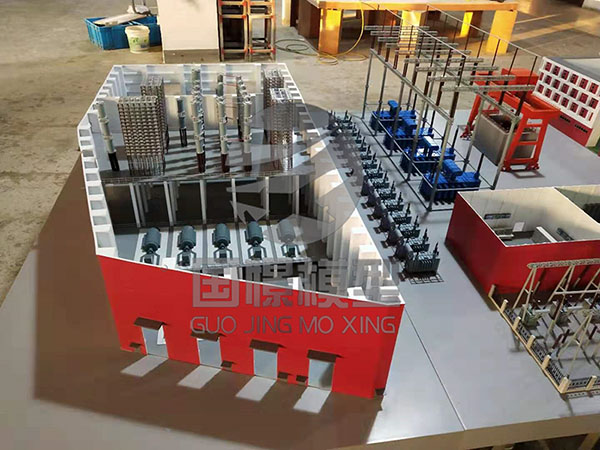 满洲里市工业模型