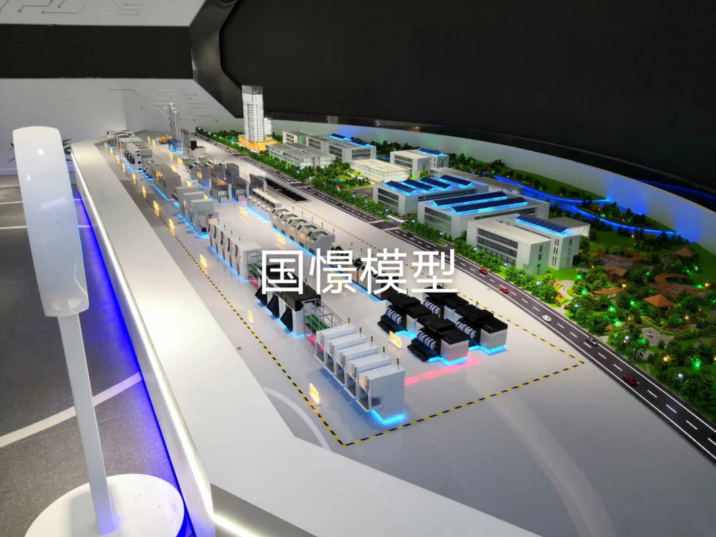 满洲里市建筑模型