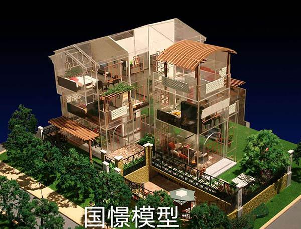 满洲里市建筑模型