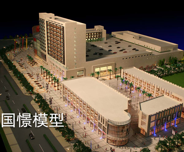 满洲里市建筑模型