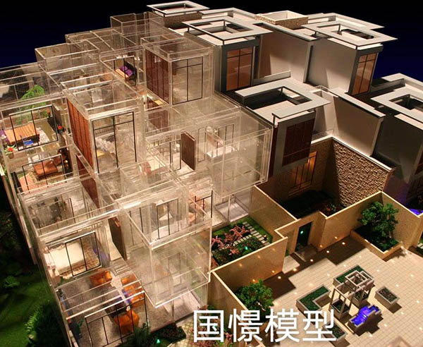 满洲里市建筑模型