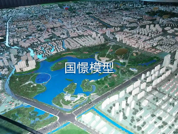 满洲里市建筑模型