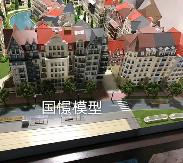 满洲里市建筑模型