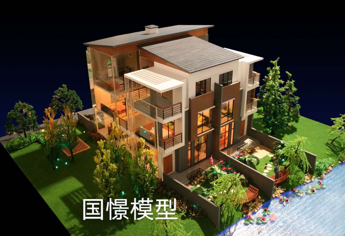 满洲里市建筑模型