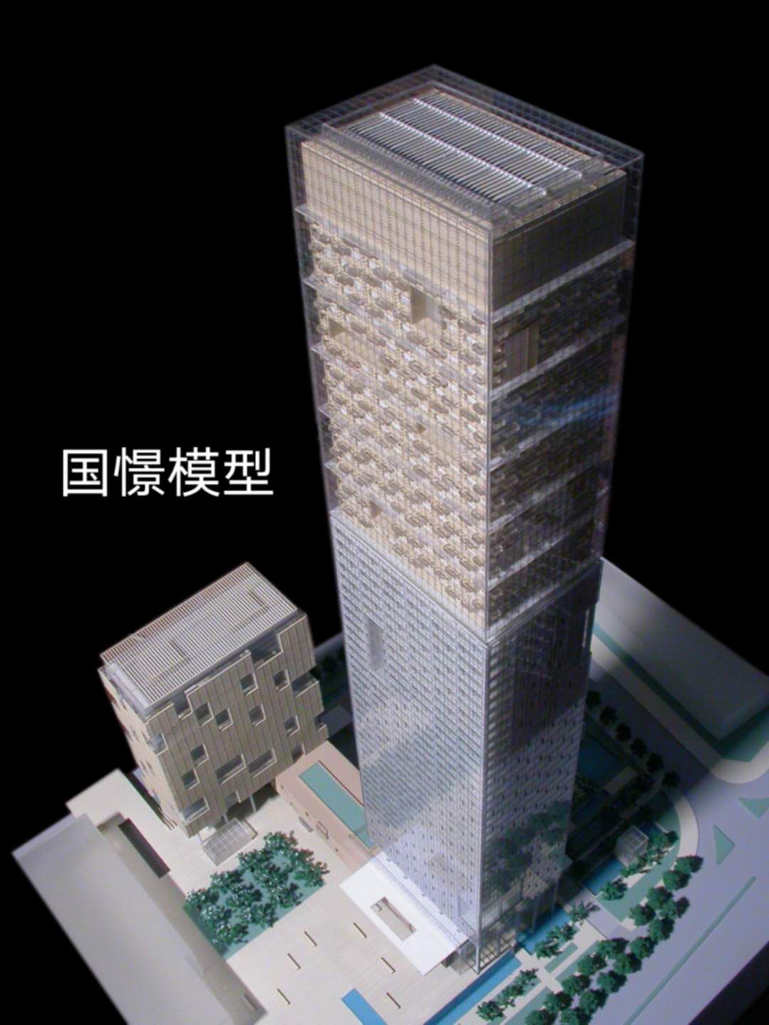 满洲里市建筑模型
