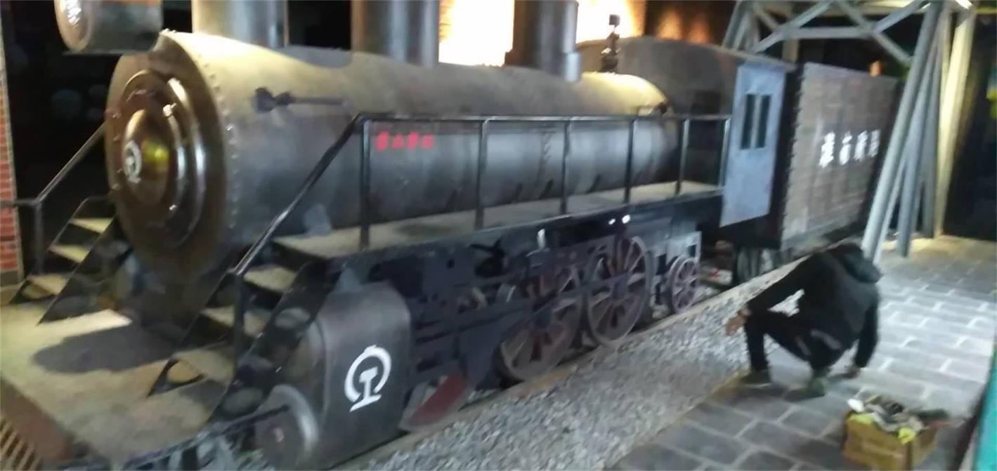 满洲里市蒸汽火车模型